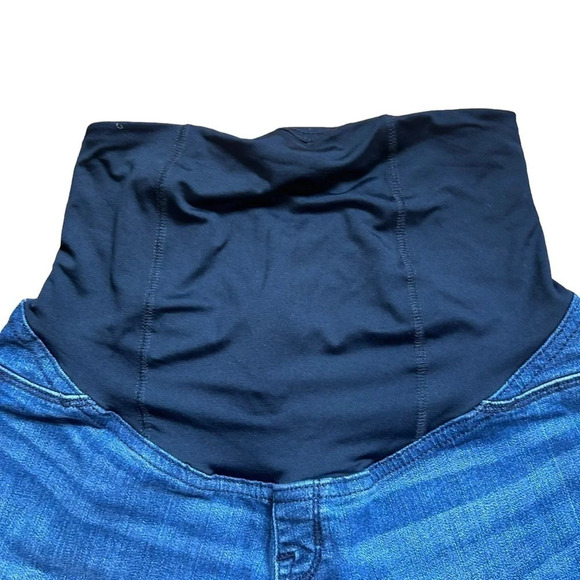ISABEL Maternity Midi Short size 4 women’s jean denim - Picture 2 of 5